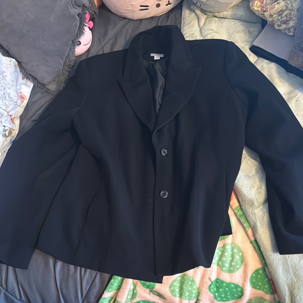 Apt. 9 Black Formal Blazer Structured Minimalist Design